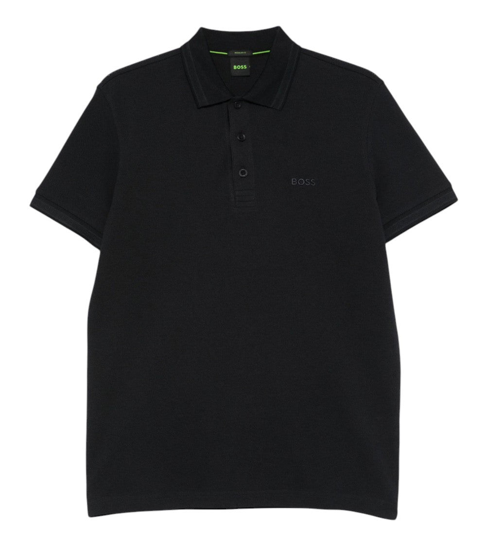 Dark Blue Shirt Collar Polo 1