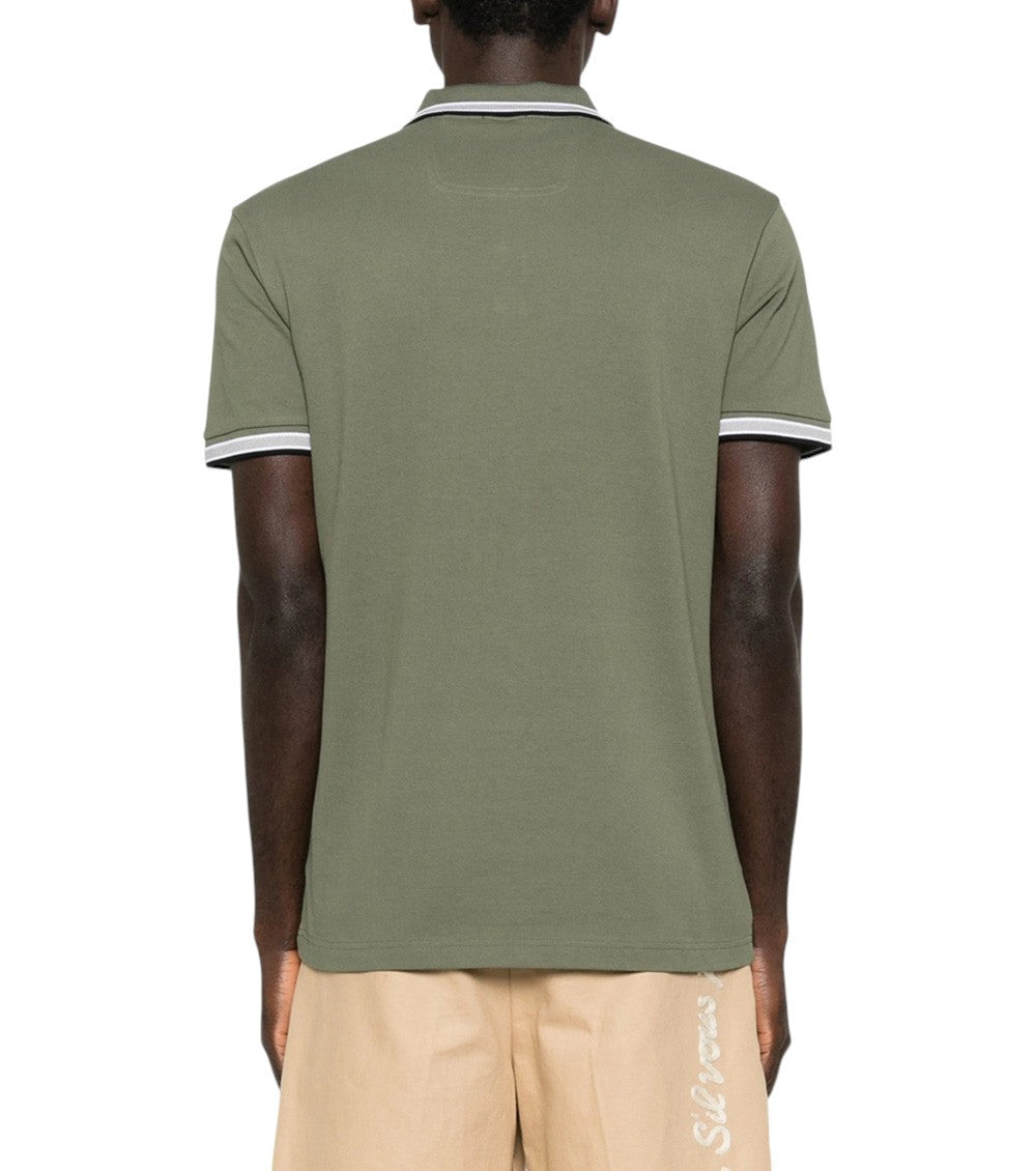 Green Shirt Collar Polo 3