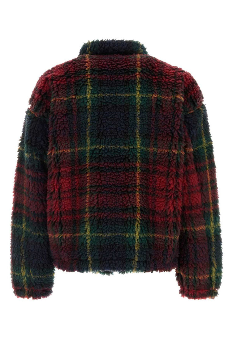 Red Plaid Fleece Jacket 2