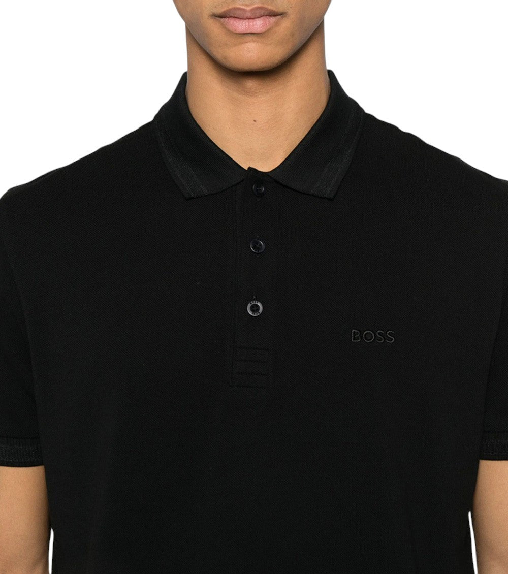 Black Shirt Collar Polo 4
