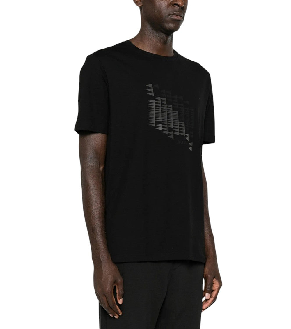 Black Crew Neck T-Shirt 2