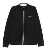 Black Zip Up Logo Sweatshirt 1