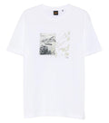 White Graphic Print T-Shirt 1