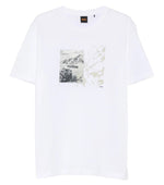White Graphic Print T-Shirt 1