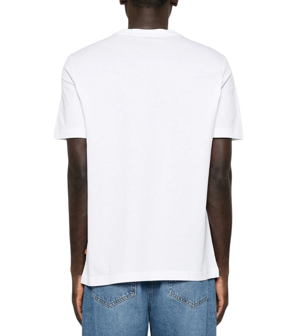 White Graphic Print T-Shirt 3