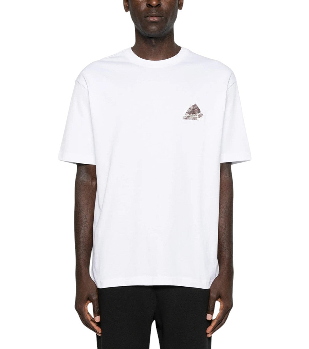 White Graphic Print T-Shirt 2