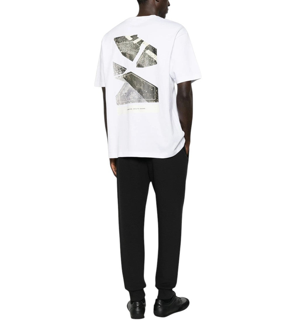 White Graphic Print T-Shirt 3