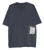 Blue Relaxed Printed T-Shirt 1