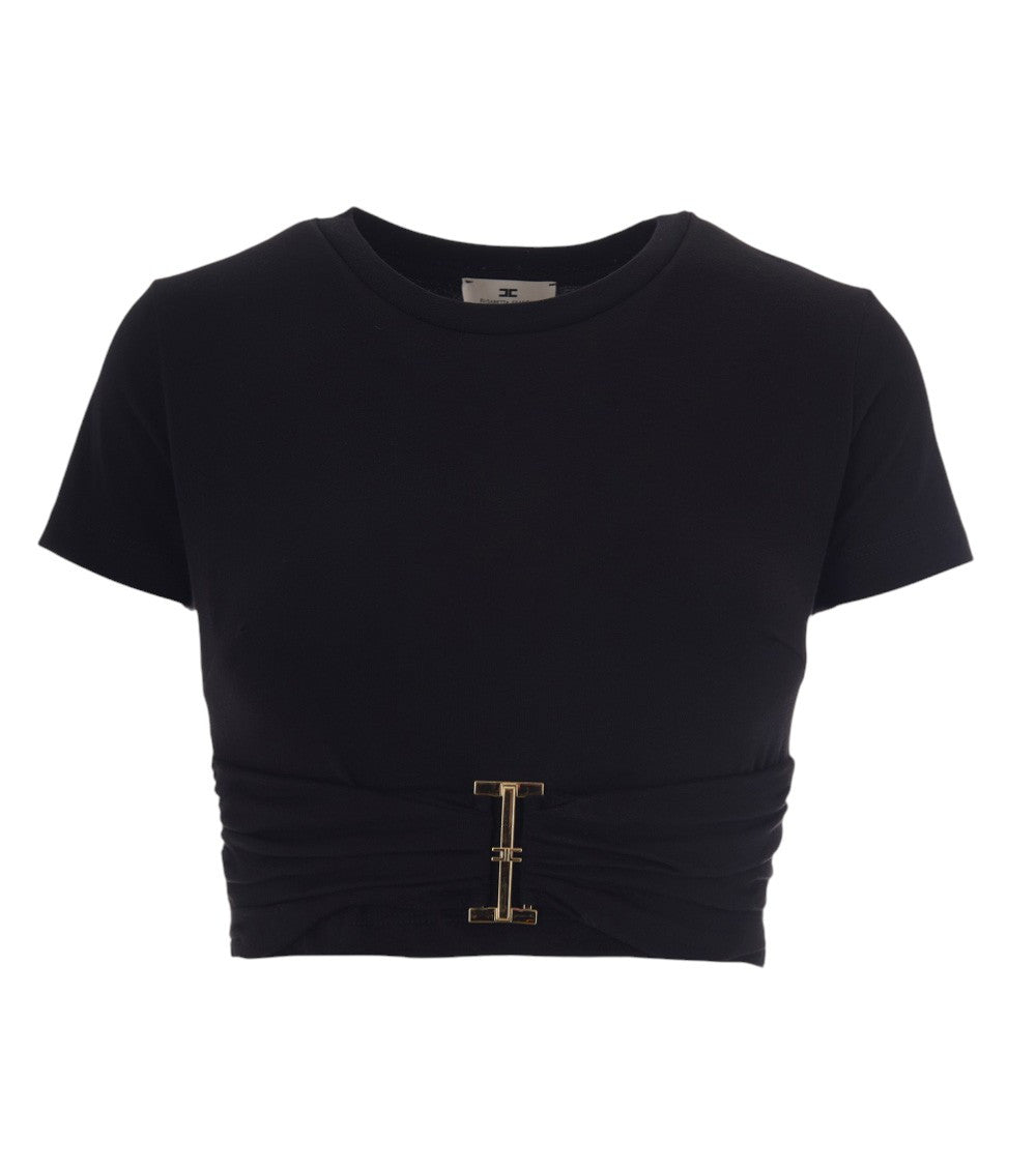 Black Crew Neck Top 1