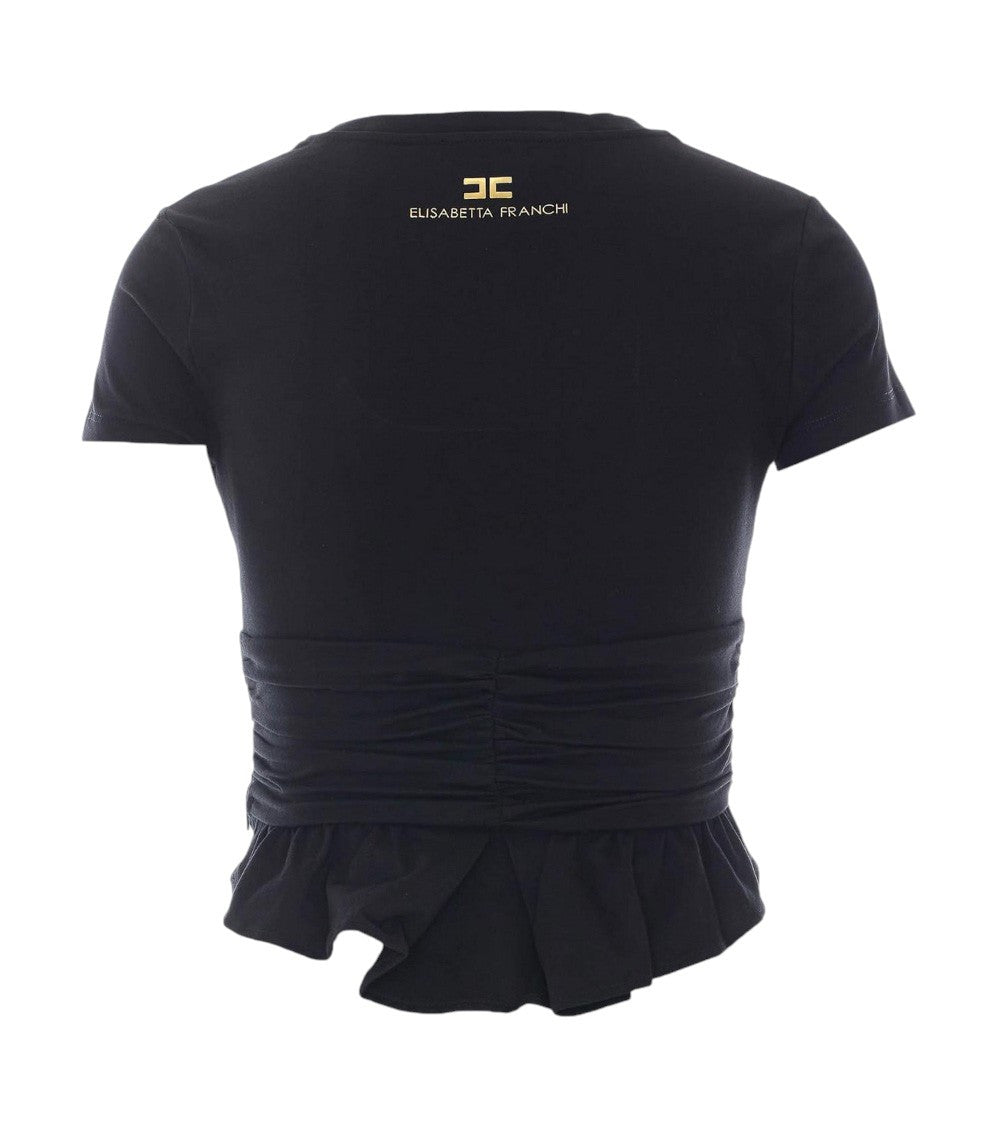 Black Crew Neck Top 2