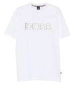 White Crew Neck Logo T-Shirt 1