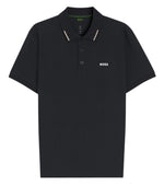 Black Regular Logo Polo 1