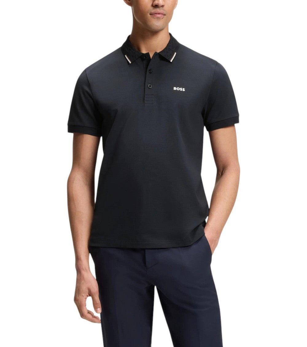 Black Regular Logo Polo 2