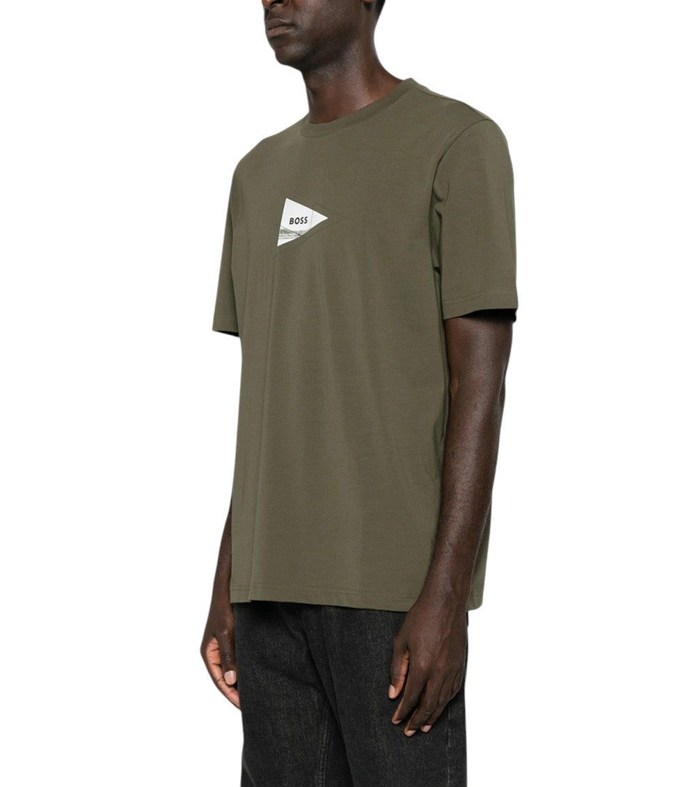 Green Crew Neck T-Shirt 3