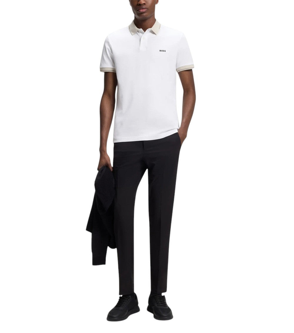 White Shirt Collar Polo 3