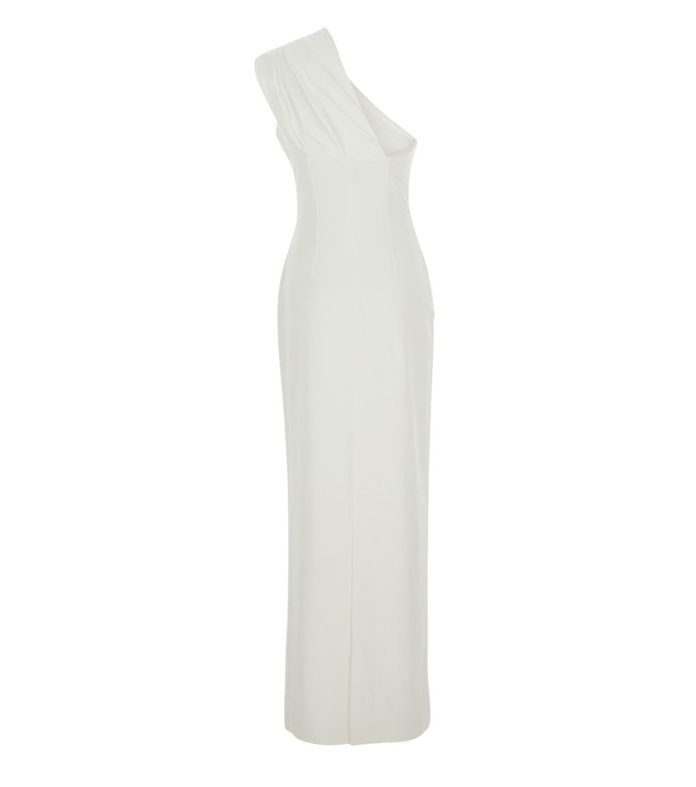 White One Shoulder Maxi Dress 2