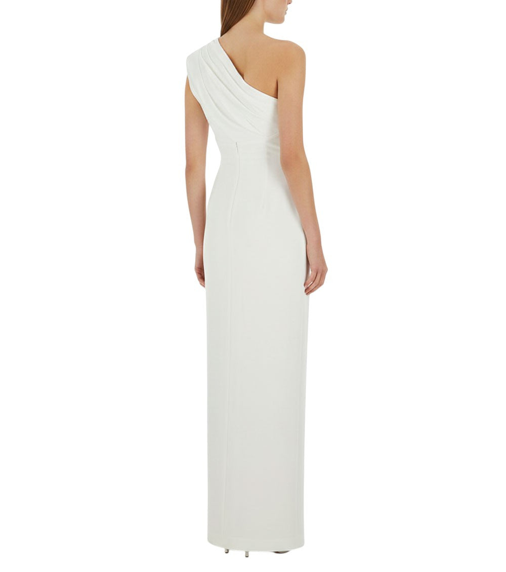 White One Shoulder Maxi Dress 4