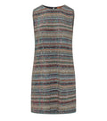 Multicolor Round Neck Mini Dress 1