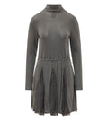 Grey Turtle Neck Mini Dress 1
