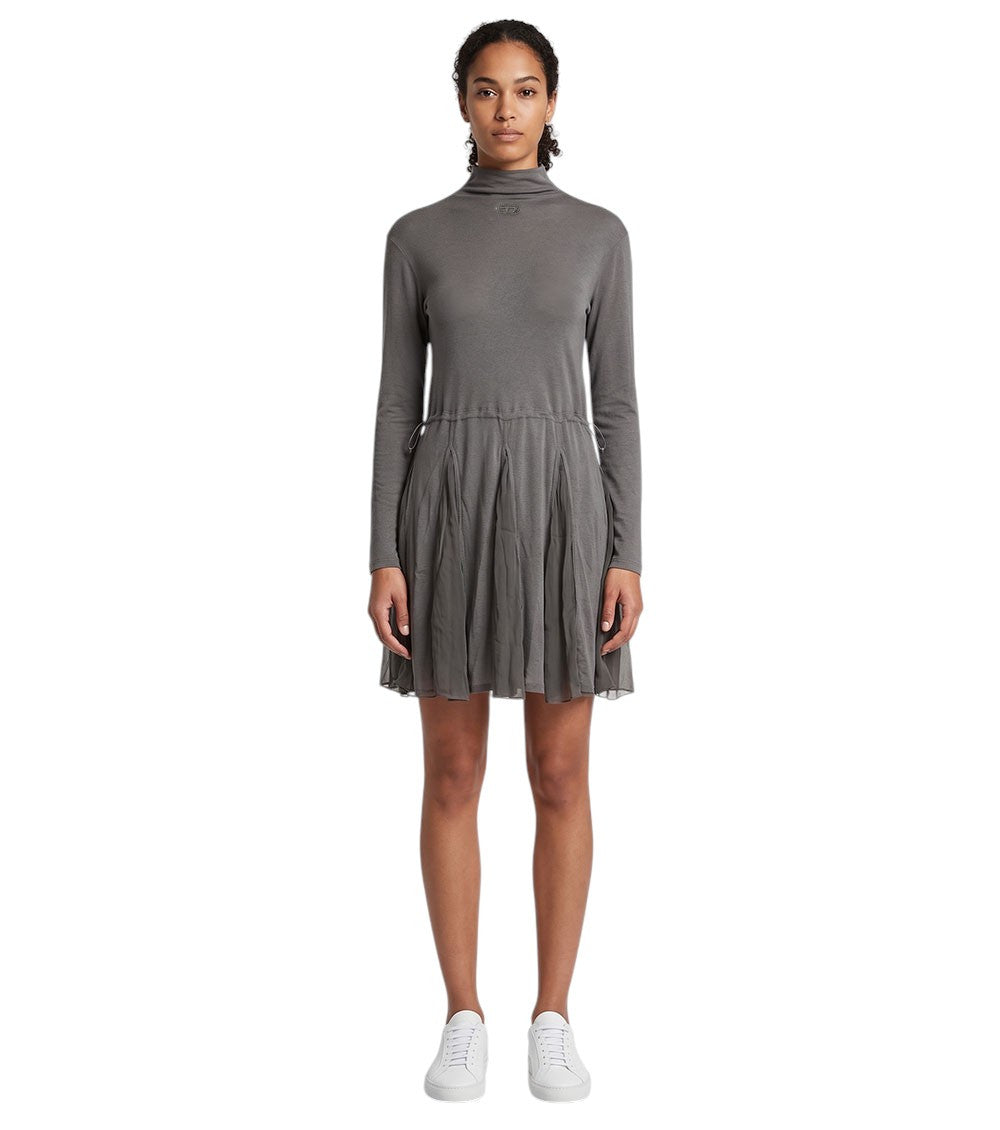 Grey Turtle Neck Mini Dress 3