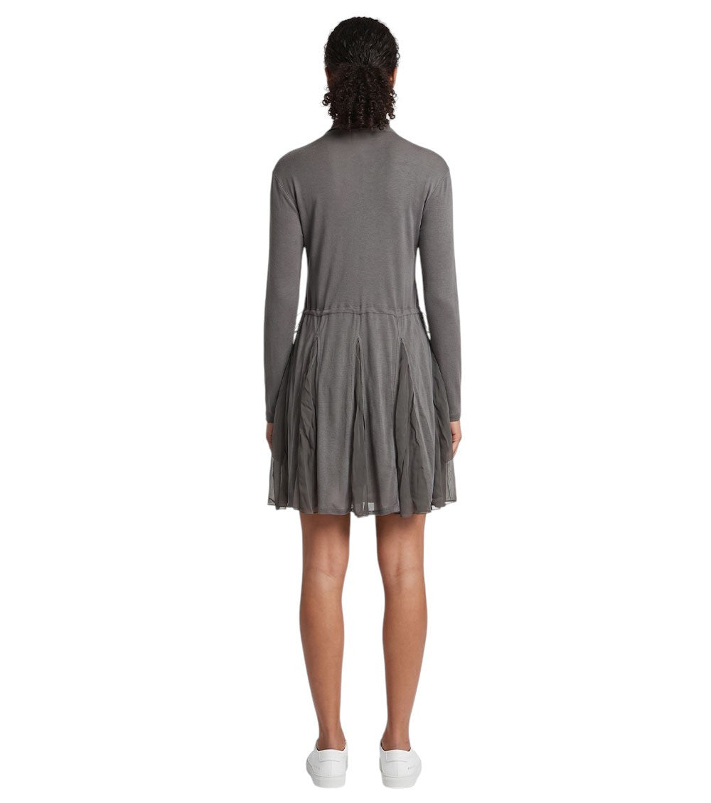 Grey Turtle Neck Mini Dress 4