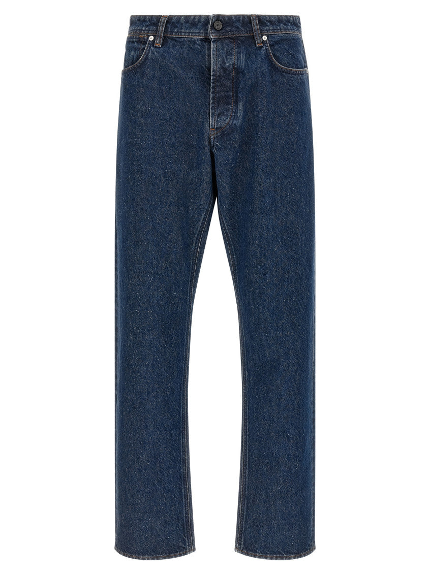 Blue Mid Rise Jeans 1