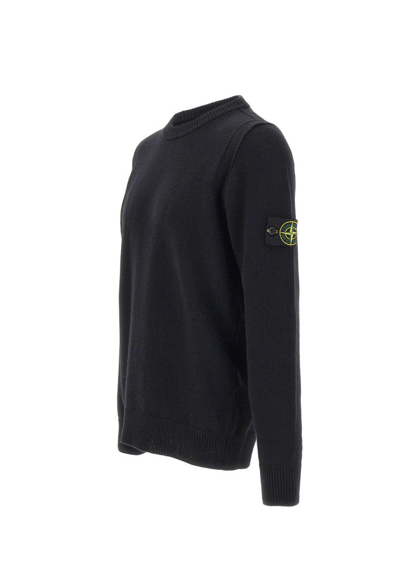 Black Crew Neck Sweater 2