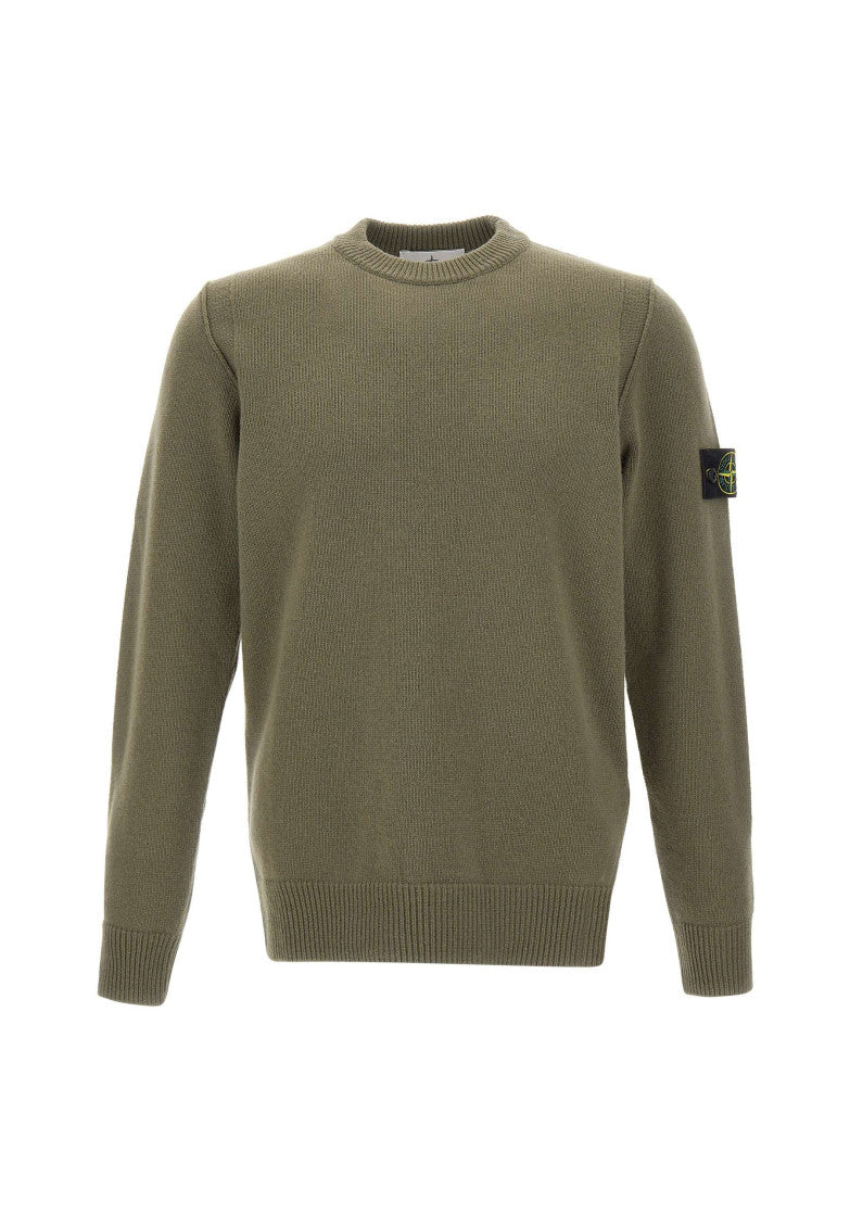 Green Crew Neck Sweater 1
