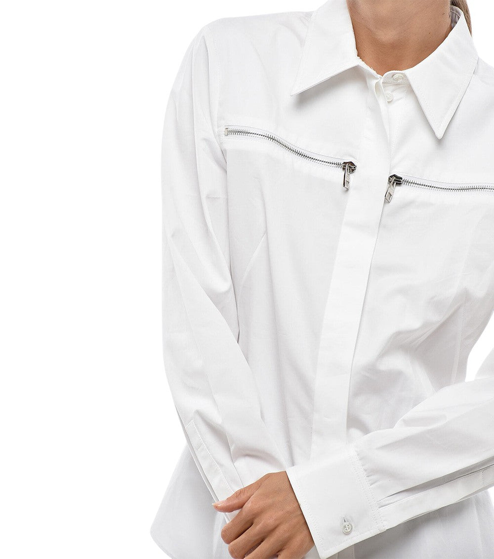 White Regular Solid Shirt 3