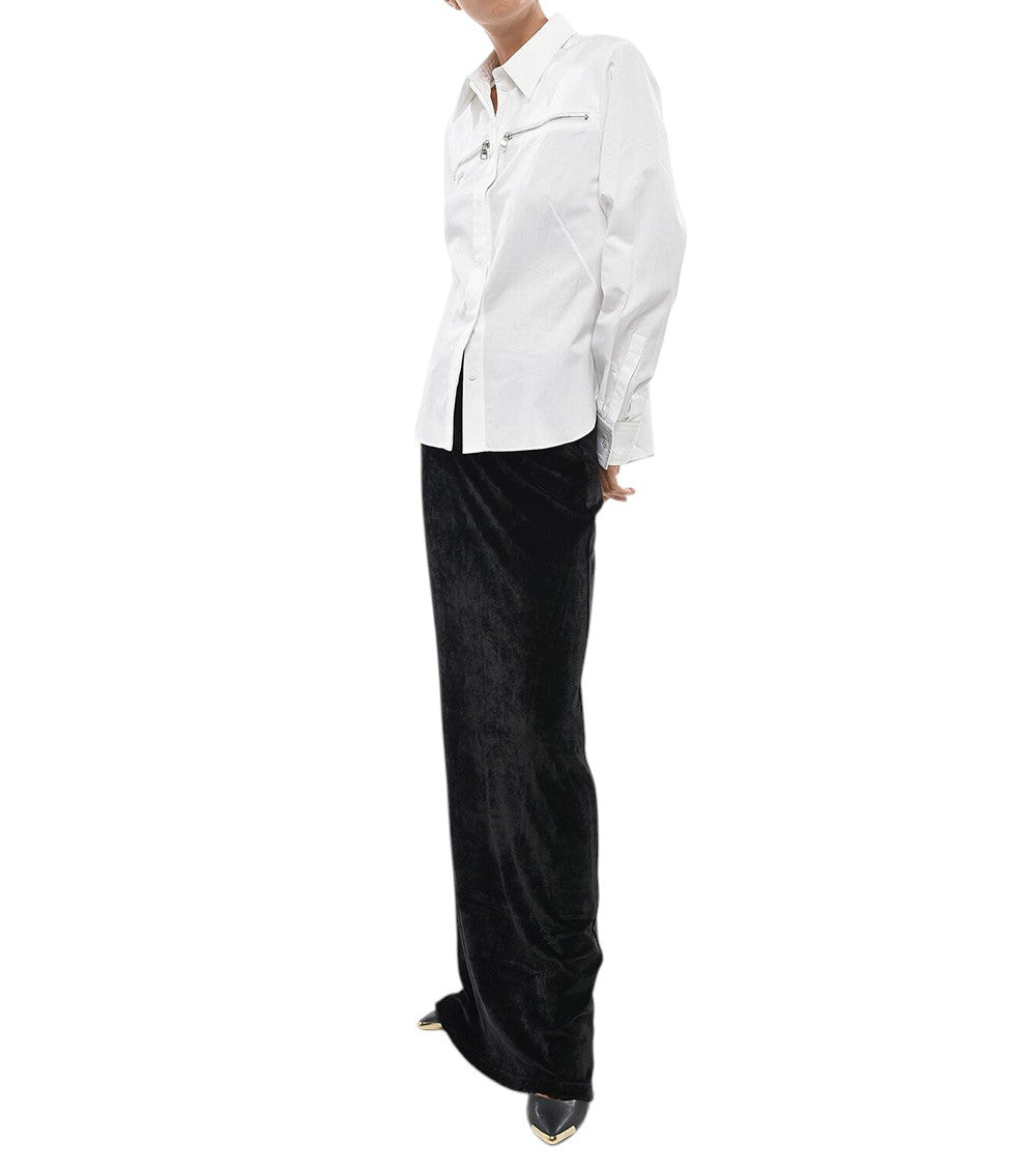White Regular Solid Shirt 4