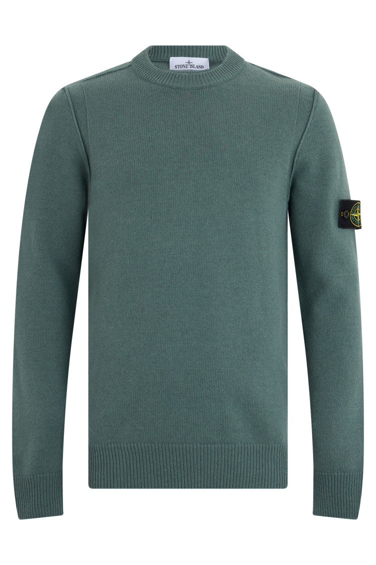 Green Crew Neck Sweater 1