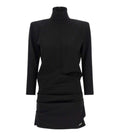 Black Turtle Neck Mini Dress 1