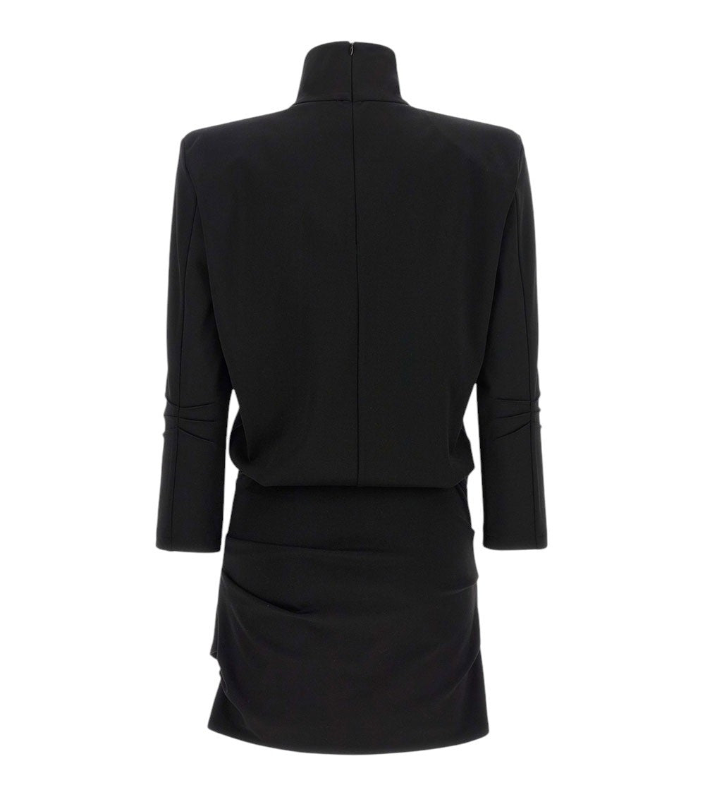 Black Turtle Neck Mini Dress 2
