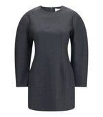 Grey Round Neck Mini Dress 1