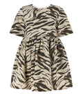 Multicolor Round Neck Mini Dress 1