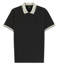 Black Slim Shirt Collar Polo 1