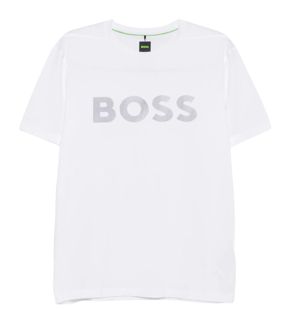 White Slim Logo T-Shirt 1