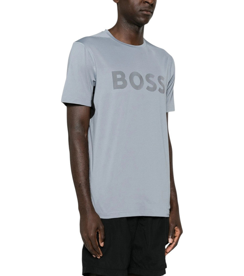 Grey Crew Neck T-Shirt 2