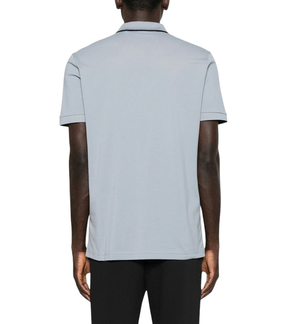 Grey Regular Logo Polo 3