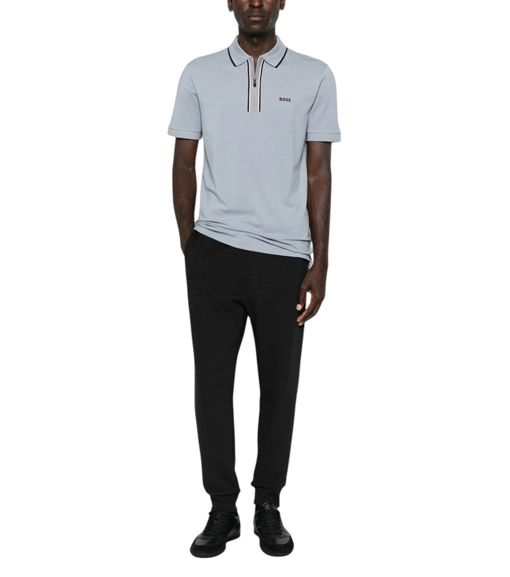 Grey Regular Logo Polo 4