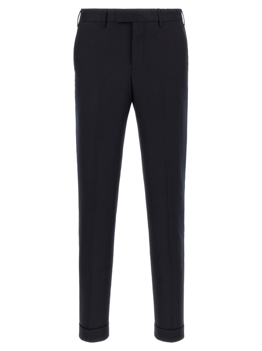 Dark Navy Slim Trousers 1