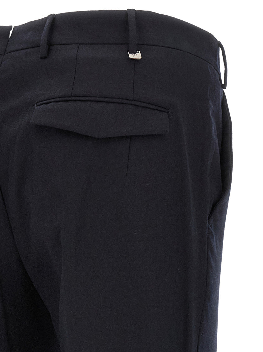 Dark Navy Slim Trousers 4