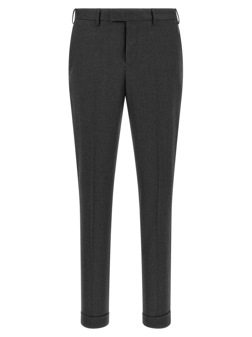 Dark Grey Slim Trousers 1