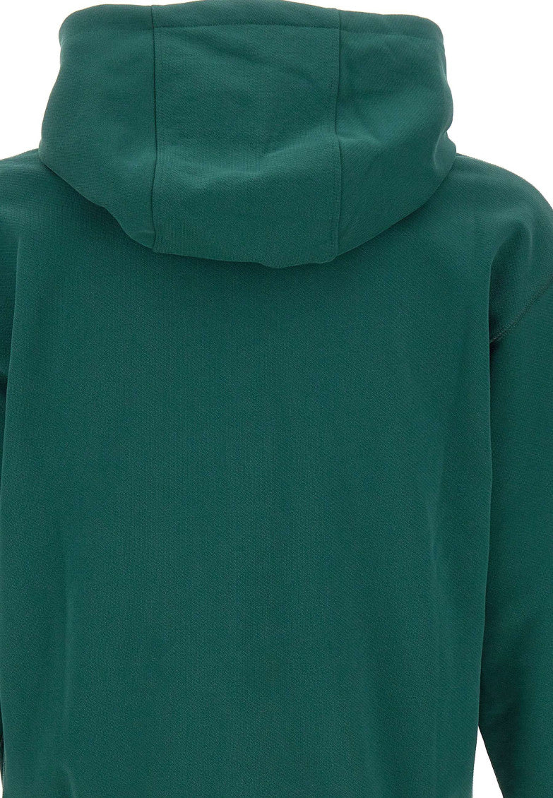Green Logo Zip-Up Hoodie 5