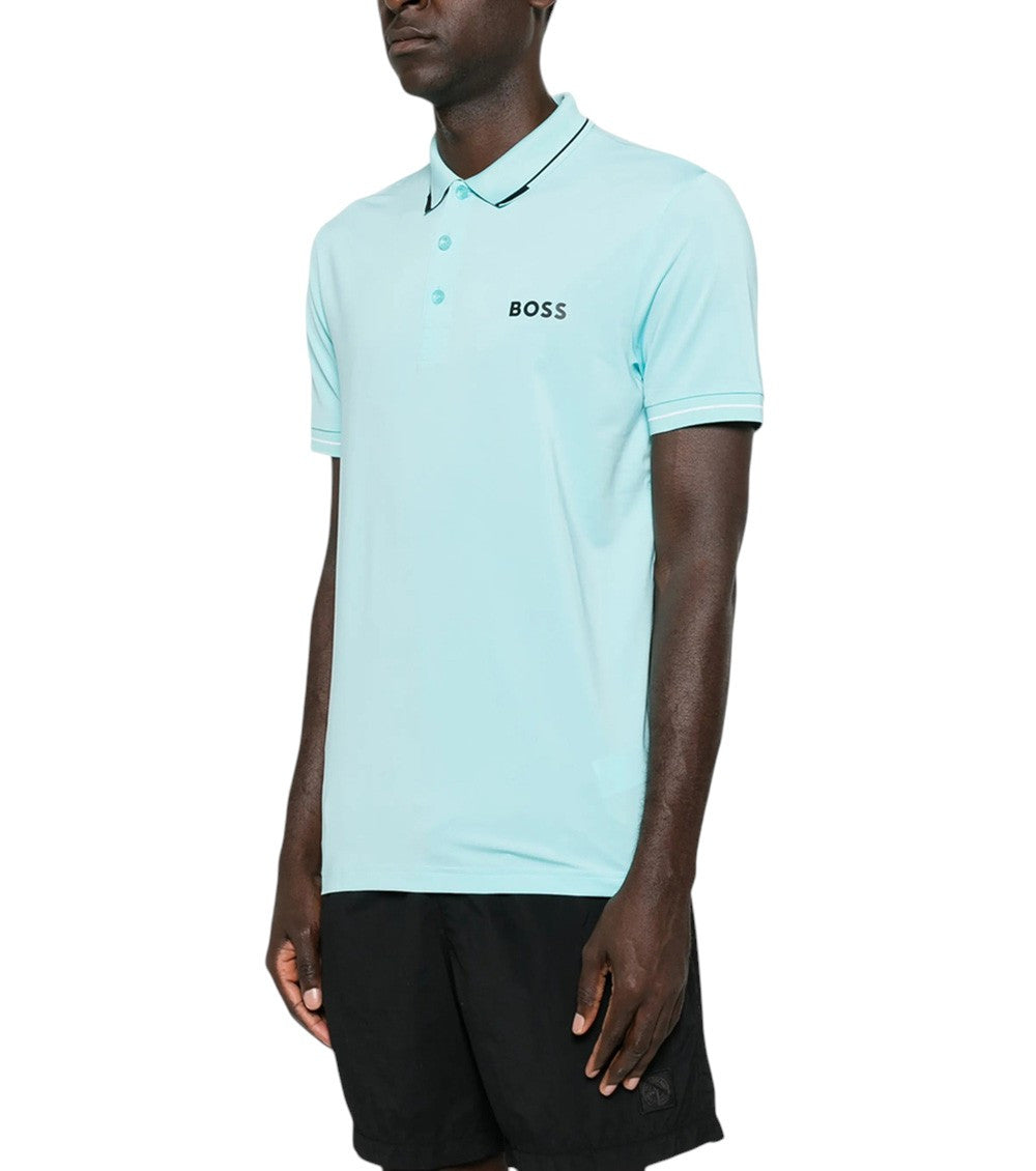 Light Blue Shirt Collar Polo 2