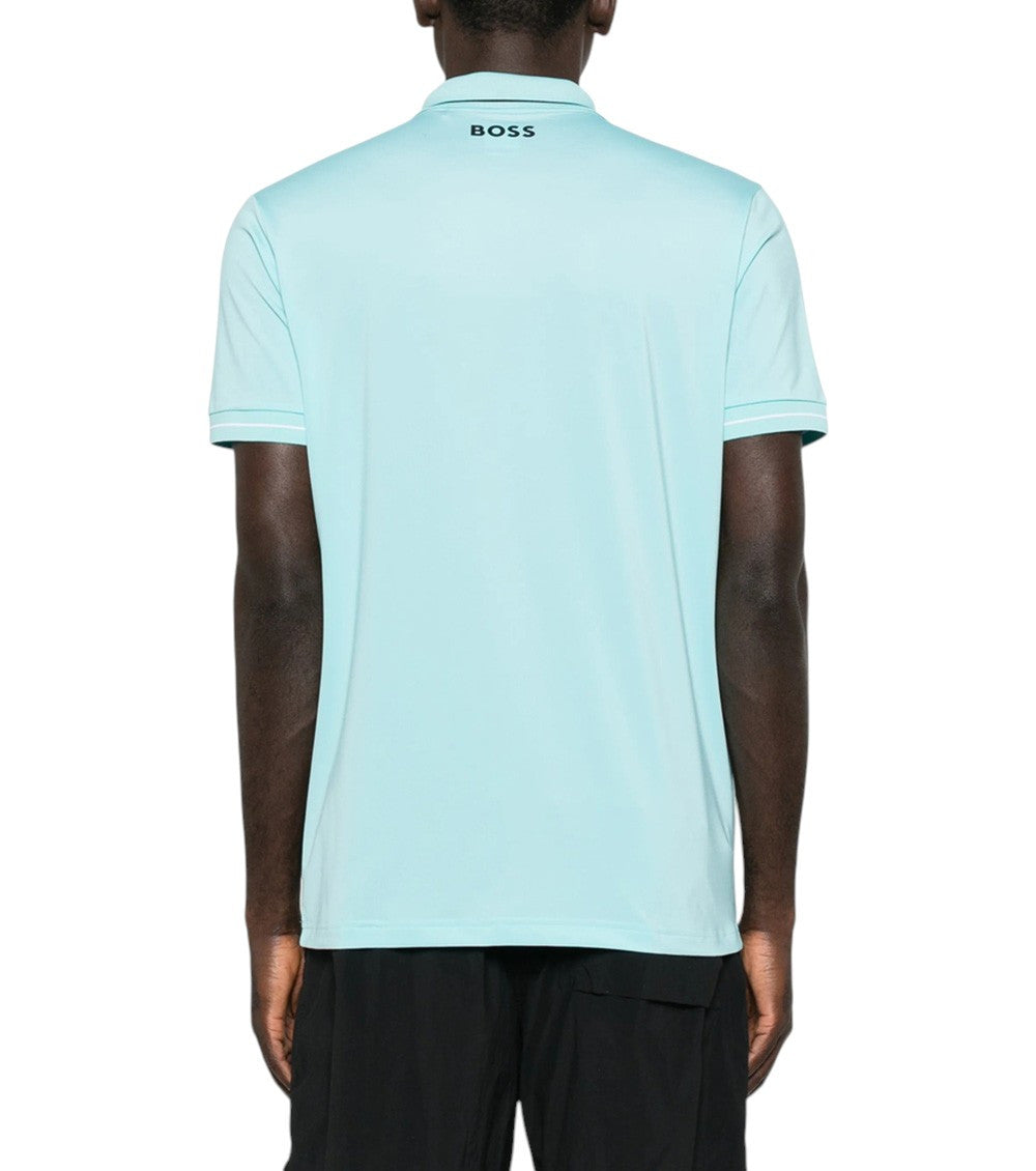 Light Blue Shirt Collar Polo 3
