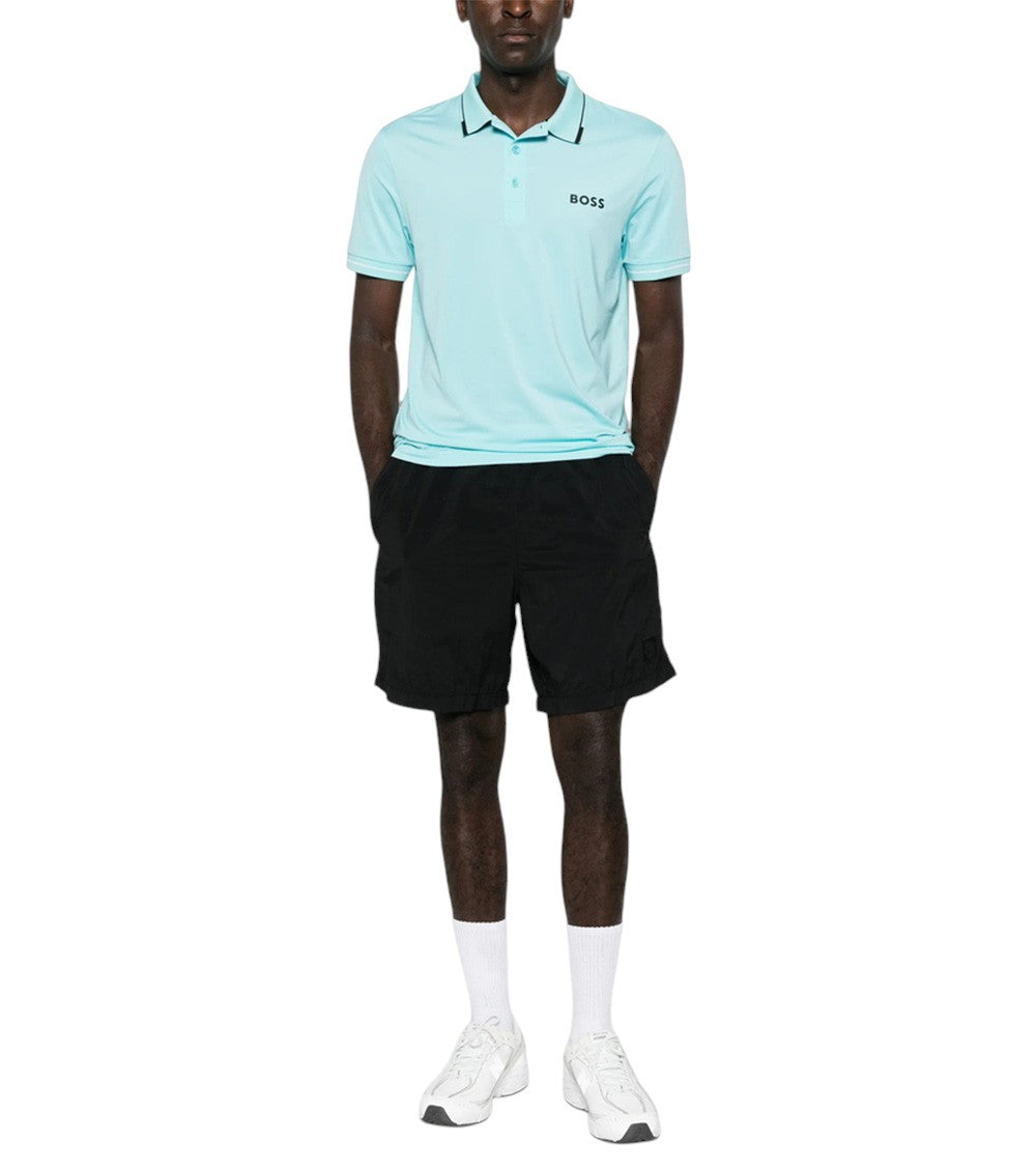 Light Blue Shirt Collar Polo 4