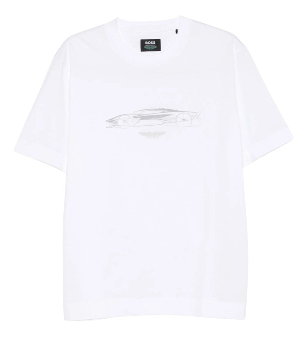 White Crew Neck T-Shirt 1