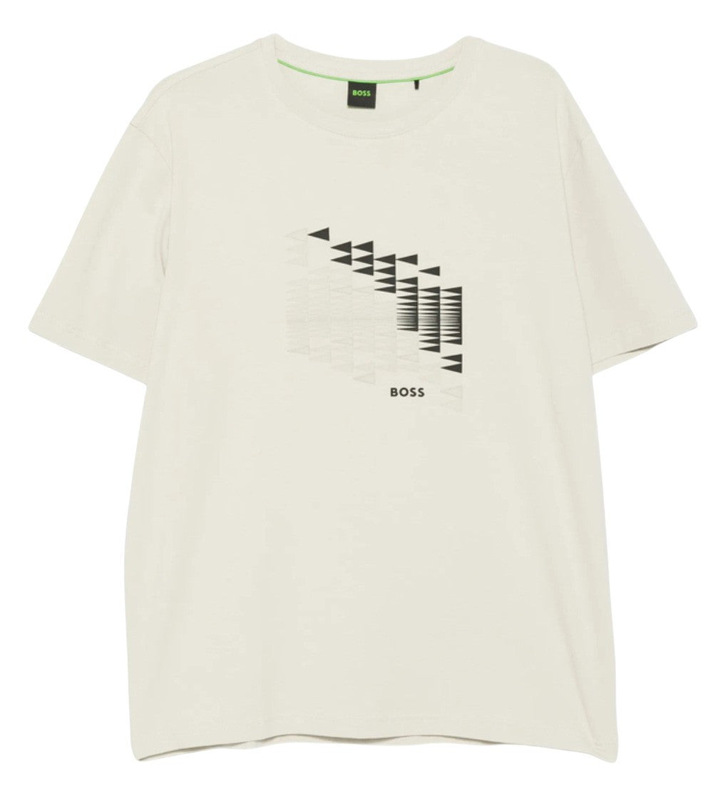 Light Beige Graphic T-Shirt 1