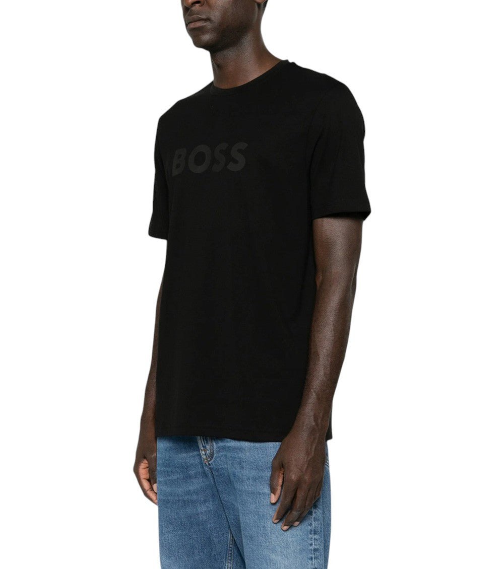Black Regular Logo T-Shirt 2